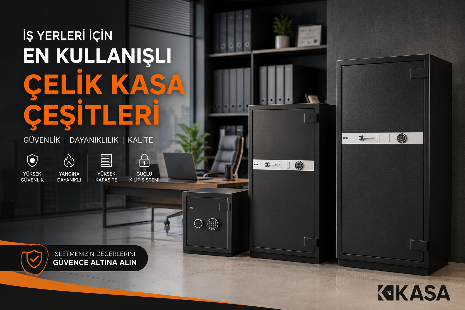 İş Yerleri İçin En Kullanışlı Çelik Kasalar